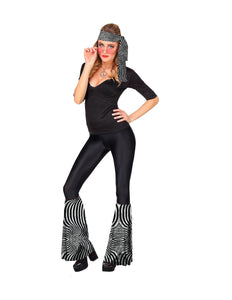 Widmann SRL Hippie verkleedset disco zilver unisex jaren-70