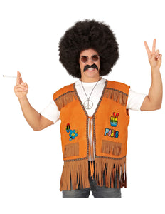 Widmann SRL Hippie vest voor volwassenen