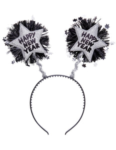 Widmann SRL Hoofdband Happy New Year zilver