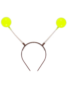 Widmann SRL Hoofdband met antennes glow in the dark