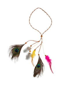 Widmann SRL Hoofdband veren Indiaan