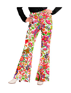 Widmann SRL Jaren 70 broek peace party dames