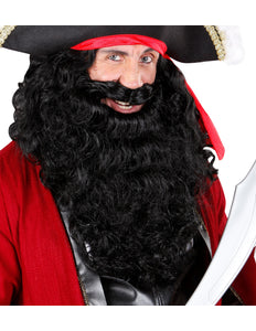Widmann SRL Kapiteinsbaard zwart piraat