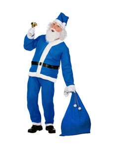 Widmann SRL Kerstman pak blauw Sam