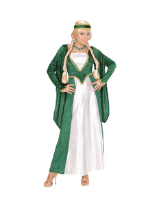 Widmann SRL Middeleeuwse kasteel jurk groen
