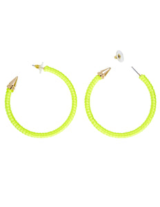 Widmann SRL Neon gele oorringen