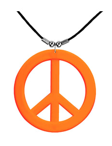 Widmann SRL Neon Hippie Ketting Rosa Oranje