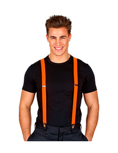 Widmann SRL Neon oranje bretels verstelbaar