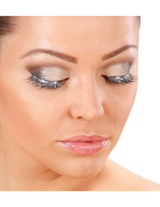 Widmann SRL Nepwimpers glitter zilver