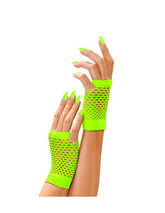 Widmann SRL Net handschoenen neon groen