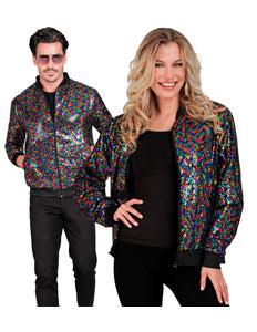 Widmann SRL Pailletten bomberjas dames meerkleurig