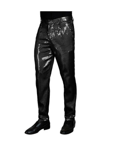 Widmann SRL Paillettenbroek Frank heren zwart