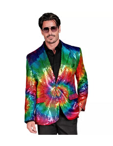 Widmann SRL Paillettencolbert tie dye