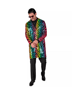 Widmann SRL Paillettenjas tijger regenboog