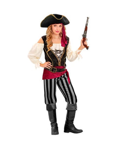 Widmann SRL Piraat meisje kostuum Roos