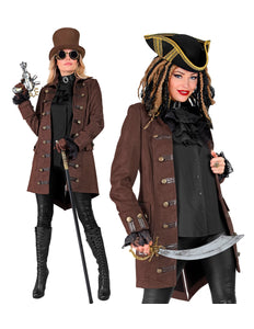 Widmann SRL Piraten/ steampunkjas voor dames