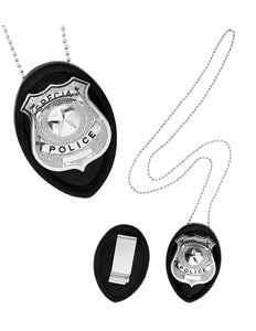 Widmann SRL Politie badge met clip en ketting