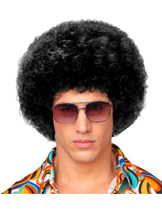 Widmann SRL pruik Afro unisex zwart