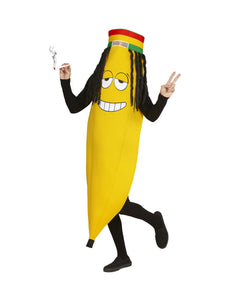 Widmann SRL Rastafari bananen kostuum