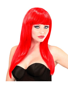 Widmann SRL Rode pruik lang haar