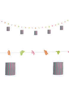 Widmann SRL Slinger hawaii met lantaarntjes