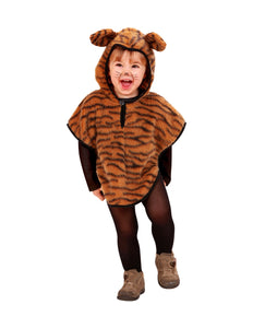 Widmann SRL Tijger poncho kinderen