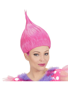 Widmann SRL Trollen pruik roze