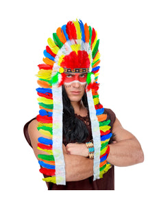 Widmann SRL Verentooi indiaan multikleuren extra groot