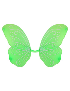 Widmann SRL Vlindervleugels glitter groen