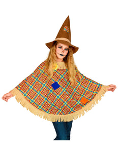 Widmann SRL Vogelverschrikker poncho kind