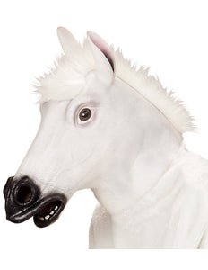 Widmann SRL Wit paarden masker voor party's