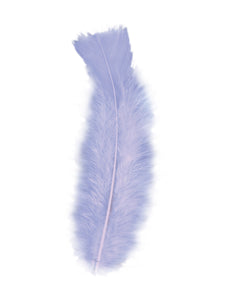 Widmann SRL zakje met 50 veertjes paars