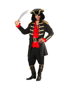 Widmann SRL Zwart piraten kostuum Gustaf heren