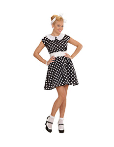 Widmann SRL Zwarte Rock & Roll jurkjes uit de jaren 50
