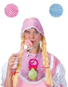 Funny Fashion Baby verkleed set roze volwassenen