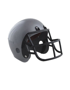 Funny Fashion Grijze american football helm kind
