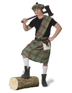 Funny Fashion Groen Schotse kilt pak Timo heren