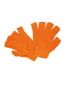 Funny Fashion Oranje vingerloze handschoenen
