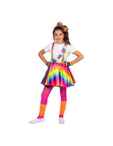 Funny Fashion Regenboog disco rok Suus kinderen