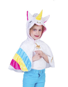 Funny Fashion Unicorn Regenboog cape kinderen