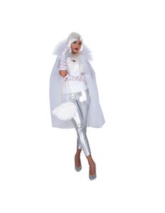 Funny Fashion Witte cape bruid Mila tule