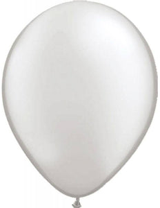 PartyXplosion Ballon 100x zilver nr 12