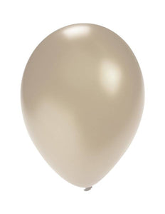 PartyXplosion Ballonnen metallic zilver 5 inch 100 stuks