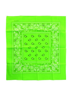 PartyXplosion Bandana neon groen 53 x 53 cm