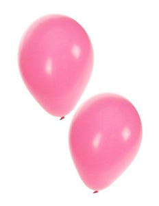 PartyXplosion Helium ballonnen 50 x baby roze nr 10