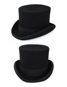 PartyXplosion Hoge hoed wolvilt zwart mt 59