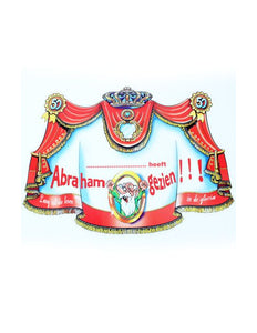 PartyXplosion Kroonschild heeft Abraham gezien