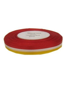 PartyXplosion Medaille lint rood/wit/geel