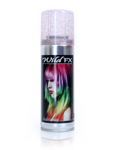 PartyXplosion Multi glitter kleuren haar spray