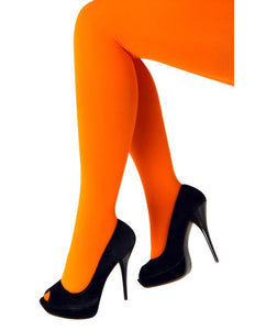 PartyXplosion Panty 60 den microfiber fluor oranje one size